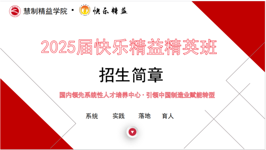 2025第13屆快樂精益精英班  ——歡迎您的加入